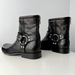 Frye Black Leather Ankle Boots Photo 4