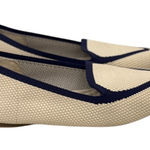 Birdies  Shoes Blackbird Knit Navy Tan Pointed Toe Ballet Flats Size Women's 8.5 Photo 0