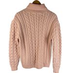 Vintage 80’s‎ STUDIO Pink Cable Knit Pearl Embellished Wool Sweater Size Medium Photo 7