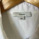 Vince  white cotton silk blend utility long sleeve shirt Photo 5