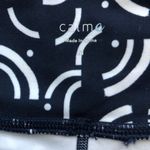 Johnny Was NWT  Calme High Waist 7/8 Leggings in Navy and White Photo 7