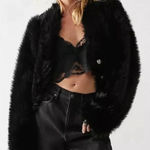 Free People All Night Faux Fur Jacket Photo 0