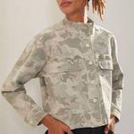 Dear John Anthropologie Denim Camouflage Utility Jacket Photo 0