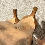 Stubbs & Wooton Palm Beach Heels Size 7.5 Whisical Whimsigoth Fairy Blue Photo 4