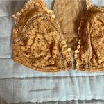 Victoria's Secret  Body by Victoria Unlined Orange Lace Racerback Bra Size 32DDD Photo 2