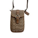 Coach  Vintage Brown Logo Buckle Mini Crossbody Bag Photo 2