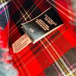 Victoria's Secret  Women Slipper House Shoe Large Multicolor Plaid Faux Fur Trim Photo 6