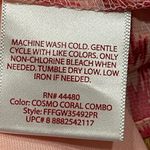 Faded Glory  Pink and White Patterned Blouse Photo 4