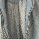 Blair Y2K  Denim Quilted Jacket Embroidered Floral Western Puff Large Photo 6