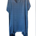 tutu & lilli Blue Short Sleeve Satin Knee Photo 0