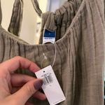 Old Navy Khaki Linen Maxi Dress Photo 1