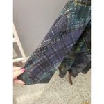 Catherine's Woman's Plaid Blouse‎ Long Sleeve Career Office Wear Top Blue Size 4X Photo 2