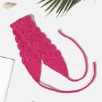 Solid Color Crochet Head Band #105 Pink Photo 0