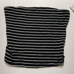 American Eagle  Soft & Sexy Rib Black White Striped Tube Top Size XS NWT Photo 0