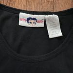 Betty Boop Vintage authentic graphic black cotton tank top Photo 2