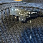 Central Park West  Women's Black Chunky Knit Full Zip Hoodie Size L NEW Photo 2