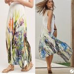 Anthropologie Mermaid Watergarden Water Garden Boho Beach Maxi Dress Resort Pool Photo 2