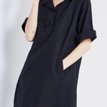 AG Adriano Goldschmied AG Adriano Goldschmeid Jeans Navy Blue Amanda Relaxed Fit Shirt Dress Size XS/S Photo 2