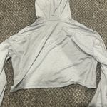 Athleta Gray Cropped Hoodie Photo 1