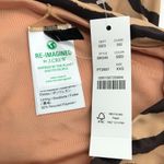 J.Crew Womens High Waisted Bikini Swim Bottom Zebra Stripe Brown Black XXS Photo 2