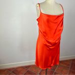 Nanushka Emila Minidress in Blood Orange Size L Photo 2