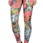 Adidas Snowboarding Vivarium Succulent Floral Print Leggings Pants Tights Size L Photo 13