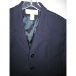 Jones New York Nice Womens Blazer Jacket Office Suit Vintage Navy Blue 12 Wool Photo 3
