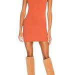 Free People  burnt orange beach seersucker dress Size Medium Photo 1