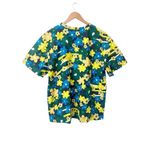 Marni Green Blue Yellow Floral Print Cotton‎ T Photo 4