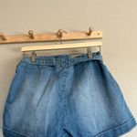 Denim Shorts With Bow Blue Size 10 Photo 1