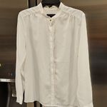 Banana Republic 💕💕 Button Down Dress Shirt ~ White Medium M NWOT Photo 0