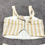 None Denim Striped Set Photo 6