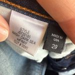 Veronica Beard  Carolyn 10" Baby Boot Snap Trim Fray Button Fly Boho Crop Jean 29 Photo 6