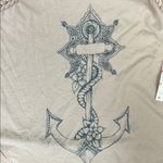 We The Free NWT Free People  Anchor Graphic Tank Top in Blush Small Photo 3