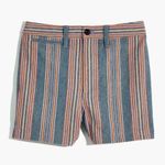 Madewell Emmett Shorts in Rainbow Stripe Photo 9
