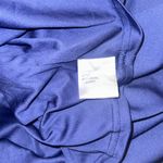 Tadashi Shoji NEW TADASHI SHOJ CARGILL pleated Crepe Trumpet draped Blue gown sz L Photo 6