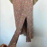 Prómesa Promesa Pink A-line Midi Skirt with Tie Front Photo 9