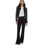 frame denim Frame The Jetset‎ Flare Jeans Sheen Noir Black 1 High Rise Photo 2