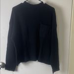 Black Ribbed knit long sleeve Sweater/Top Size XL Photo 1