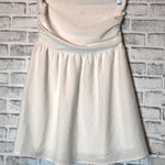Marthea Cream‎ Strapless Dress Size L Photo 0