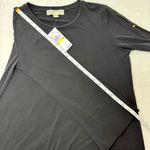 Michael Kors MICHAEL Black Blouse long bell sleeves and gold-tone stud details M Photo 7