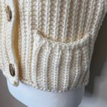 Chunky Knit Sweater Vest Gold Size M Photo 2