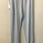 1. State  Womens Pale Blue Heather Cozy Knit Joggers Drawstring Pants Photo 2