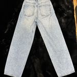 ZARA blue wide leg high waist jeans Photo 11