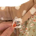 The Zig Zag Stripe size 3XL baggie pants art to wear mix match prints zebra colo Tan Photo 2