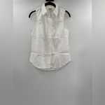 J.Crew Sleeveless cotton poplin shirt in signature fit White Size XS Photo 4