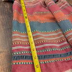 DRA Los Angeles Stripe Fringe Off The Shoulder 3/4 Sleeves Blouse M Boho Peasant Pink Size M Photo 7