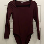 Old Navy NWT Red long sleeve bodysuit size small Photo 0