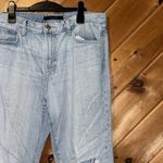 J Brand Tate Boy-Fit distressed knee light blue Jeans Photo 6