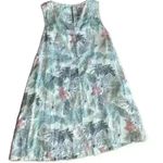 Artisan NY Linen Beach Print Shift Dress Medium Photo 1